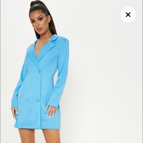 Blue blazer dress from Pretty Little Thing - Picture 1 of 3